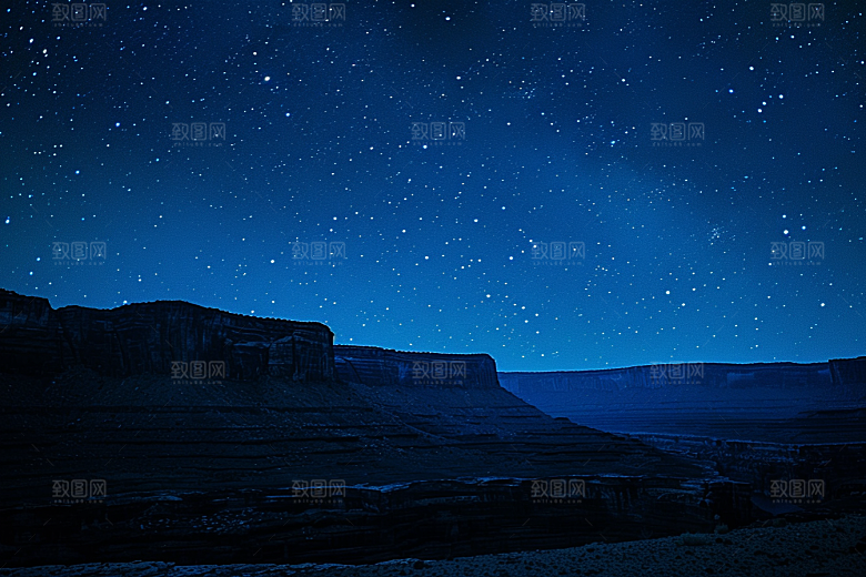 灿烂星空梦幻夜晚素材