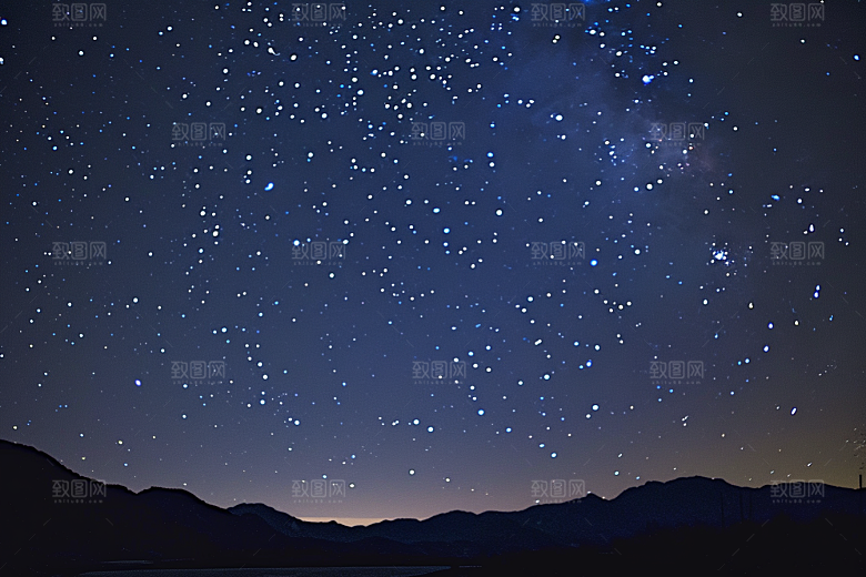 灿烂星空太阳系宇宙素材