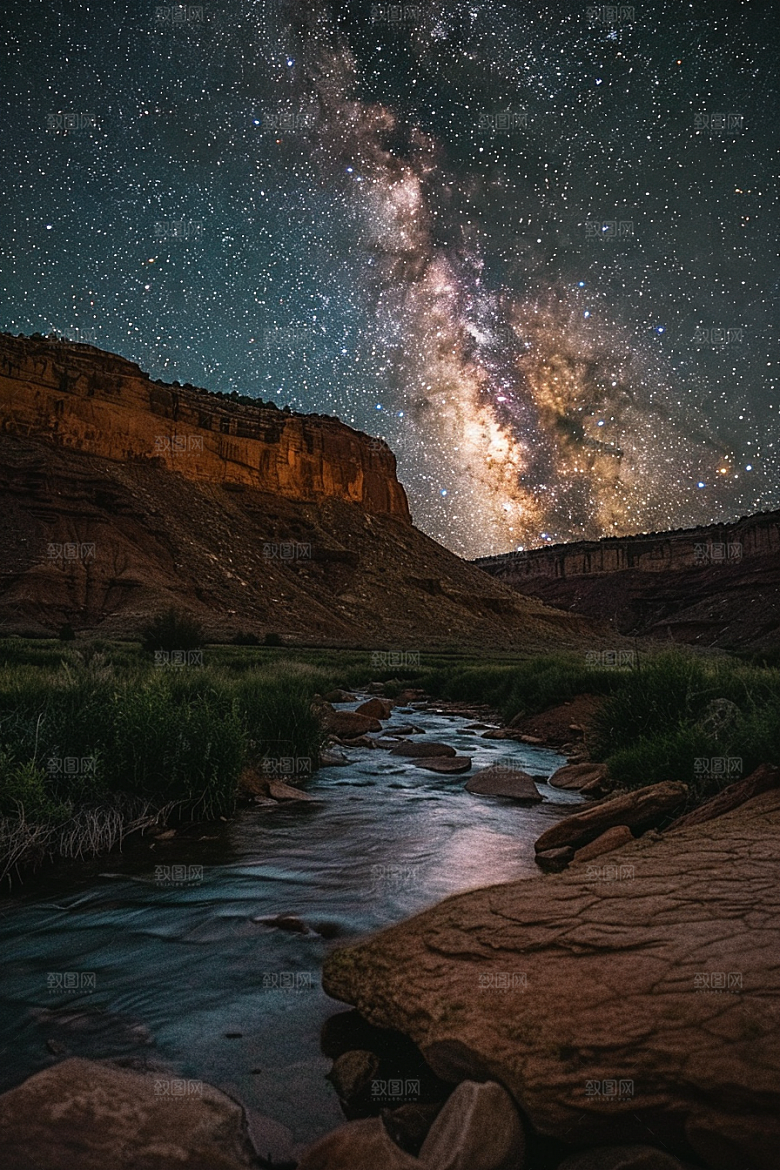灿烂星空高清唯美素材