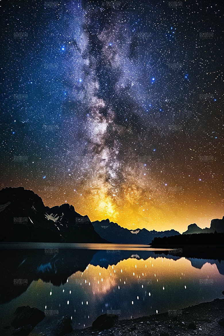 灿烂星空高清宇宙素材