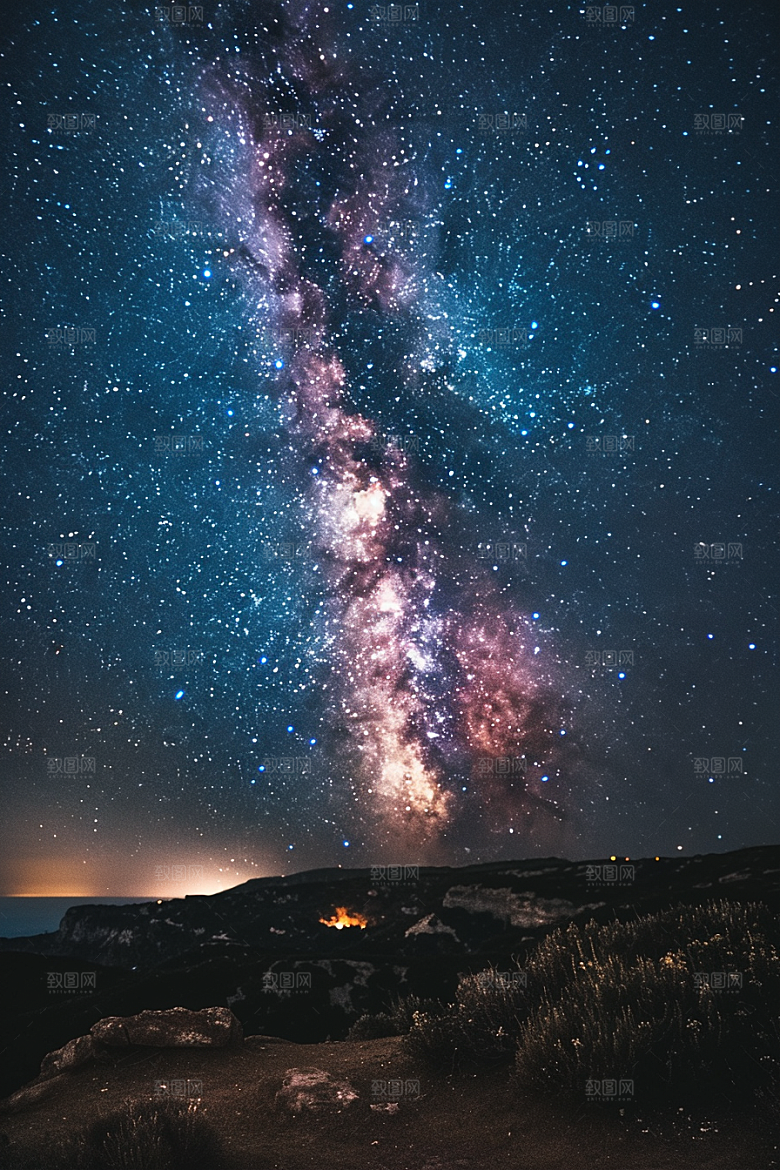 灿烂星空高清太阳系素材