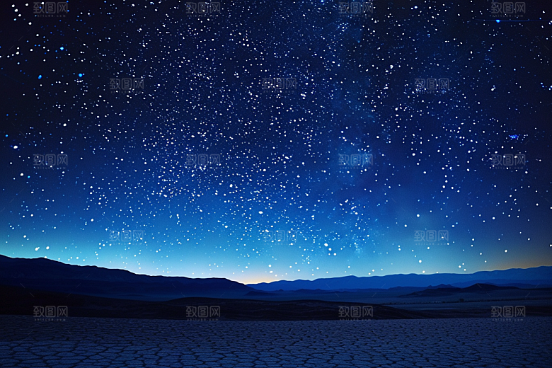 灿烂星空太阳系高清素材