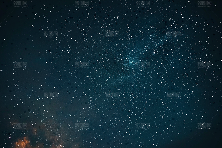 灿烂星空星辰天空素材