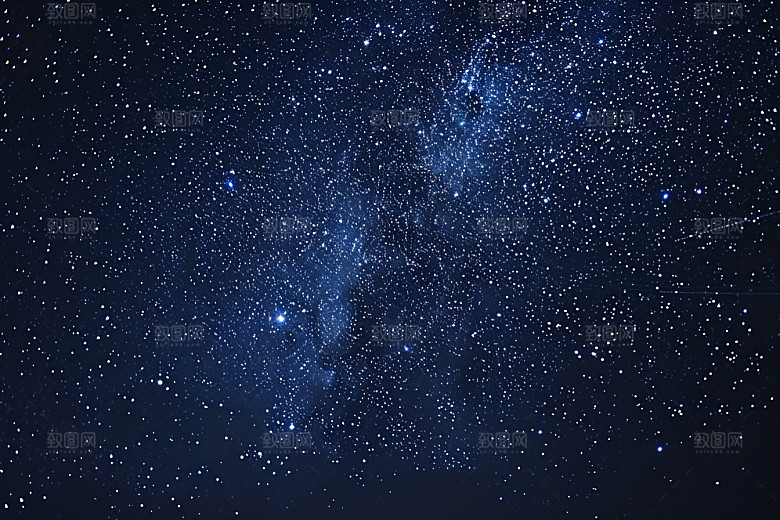 灿烂星空梦幻银河素材