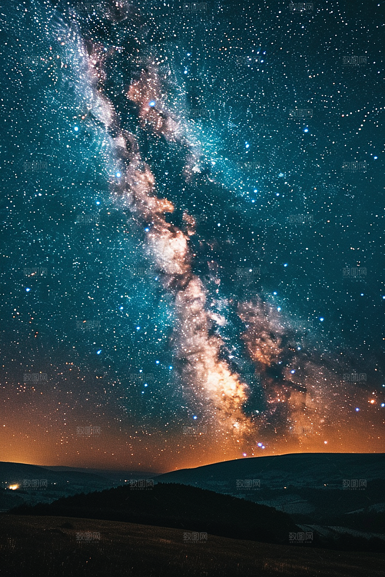 灿烂星空浪漫宇宙素材