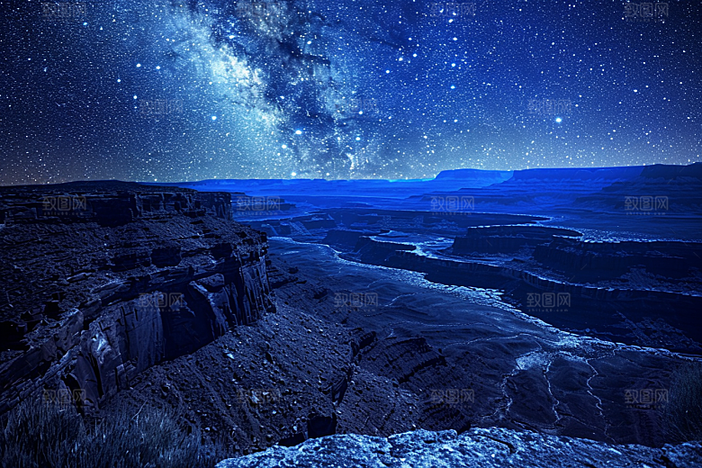 灿烂星空高清天空素材