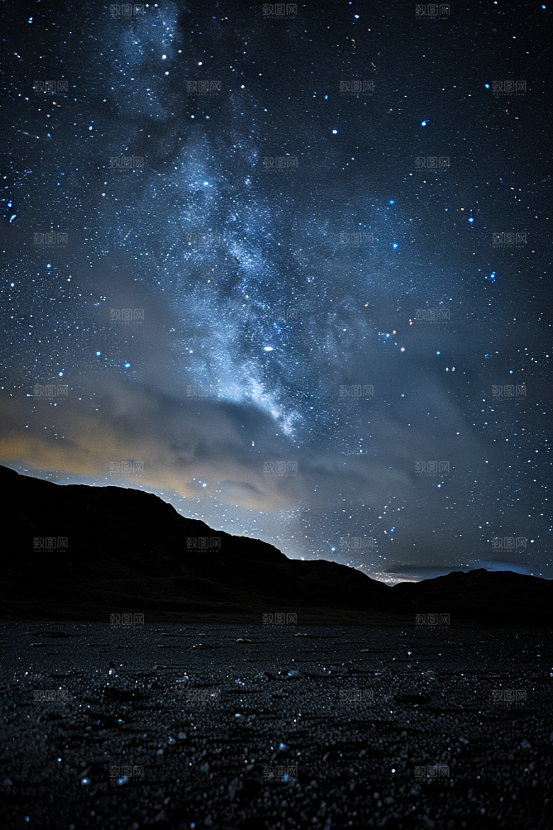 灿烂星空唯美梦幻素材