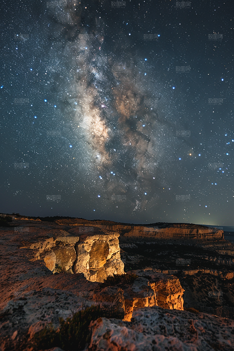 灿烂星空梦幻星辰素材
