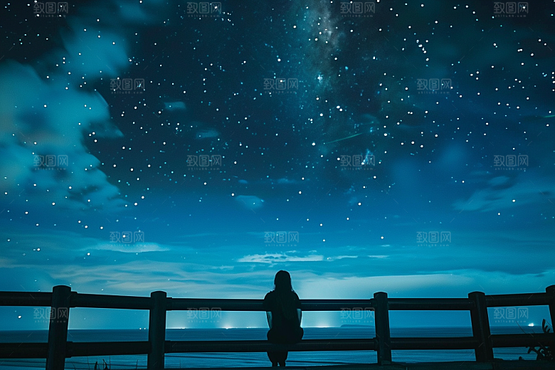 灿烂星空浪漫太阳系素材