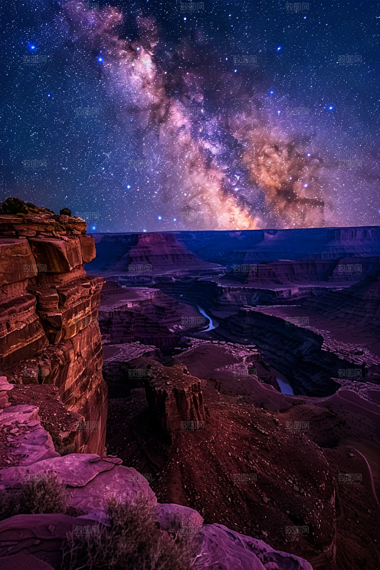 灿烂星空宇宙银河素材