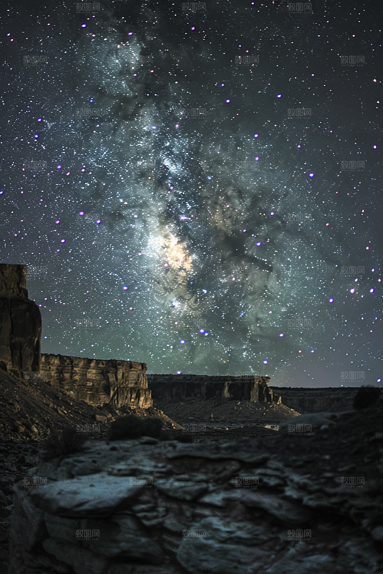 灿烂星空高清梦幻素材