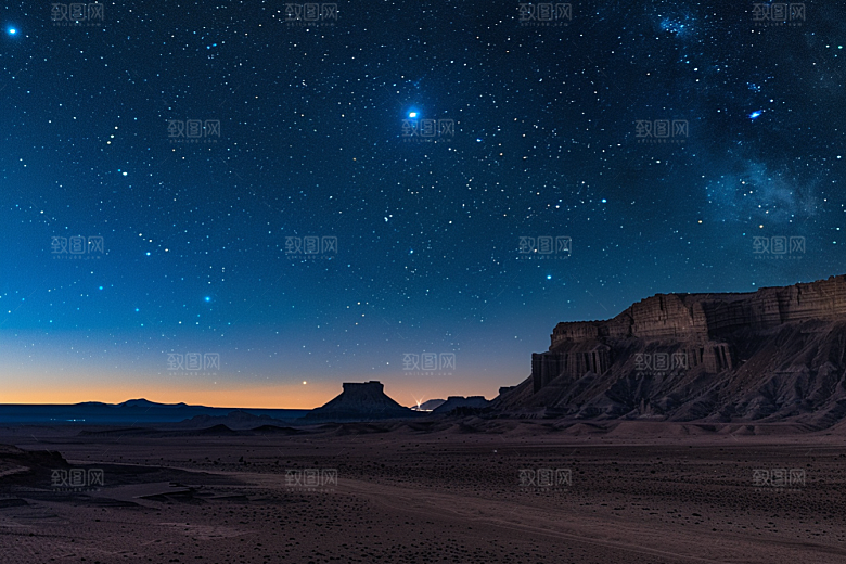 灿烂星空太阳系高清素材