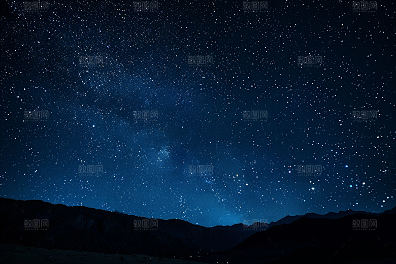 灿烂星空宇宙浪漫素材