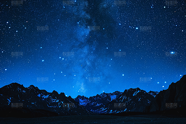 灿烂星空唯美宇宙素材