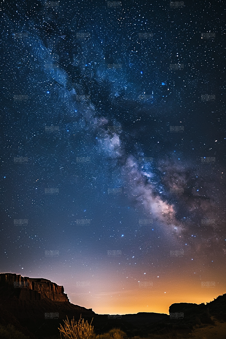灿烂星空宇宙太阳系素材