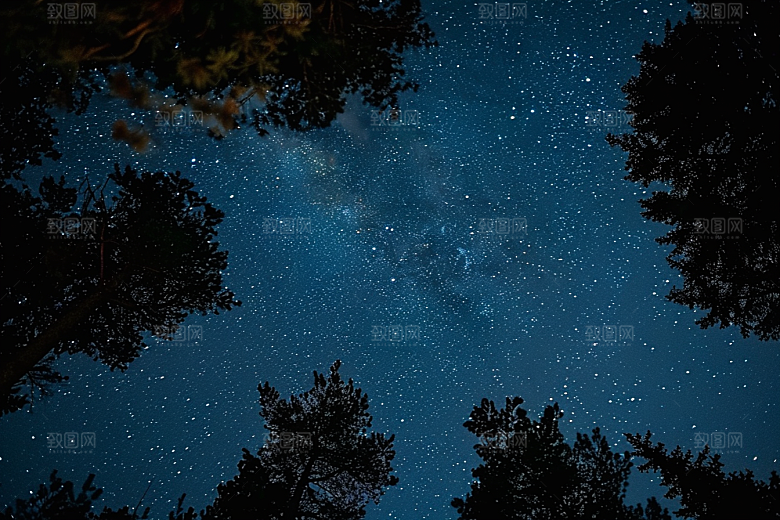 灿烂星空浪漫星辰素材