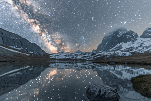 灿烂星空高清梦幻素材