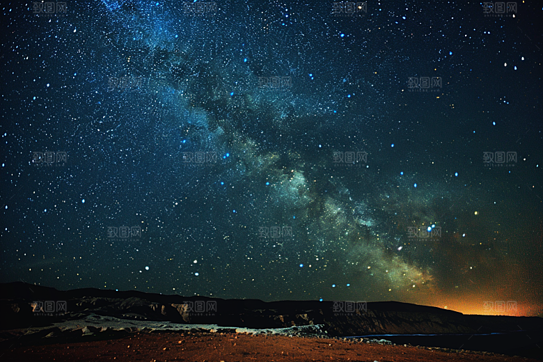 灿烂星空高清唯美素材