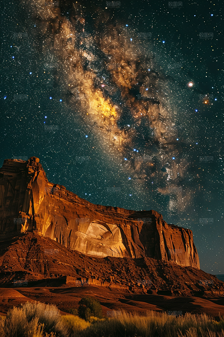 灿烂星空天空宇宙素材