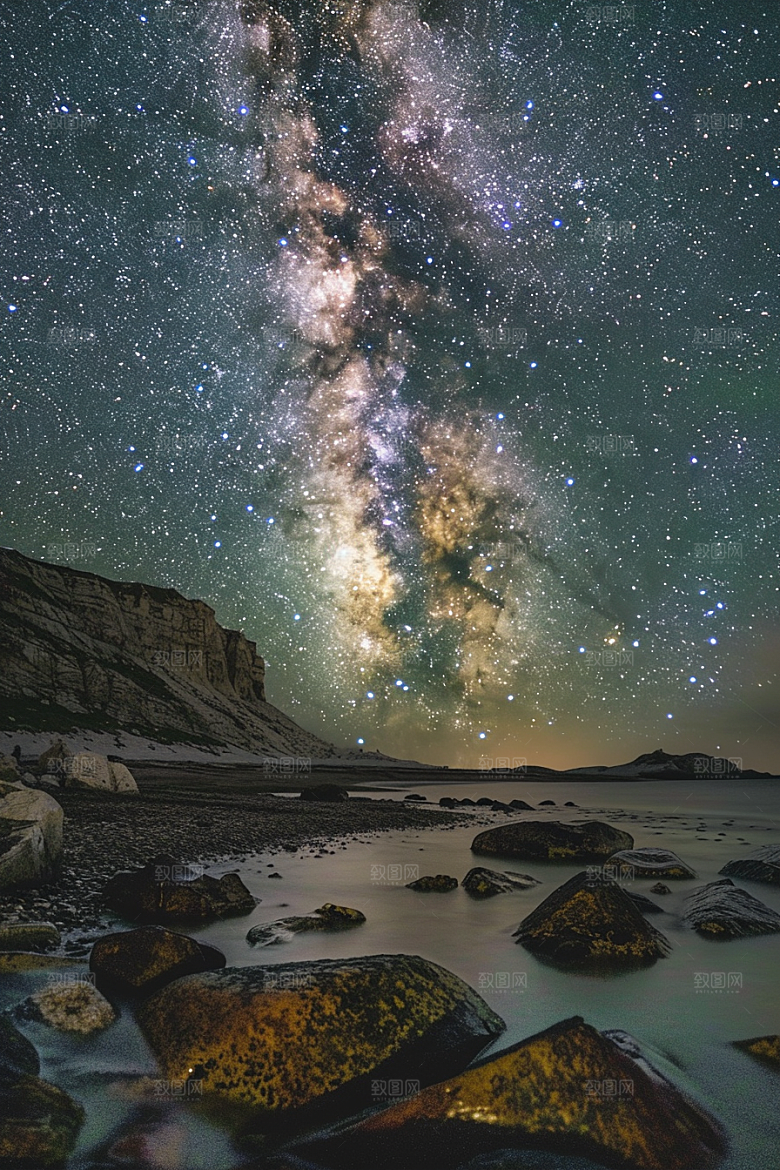 灿烂星空天空宇宙素材