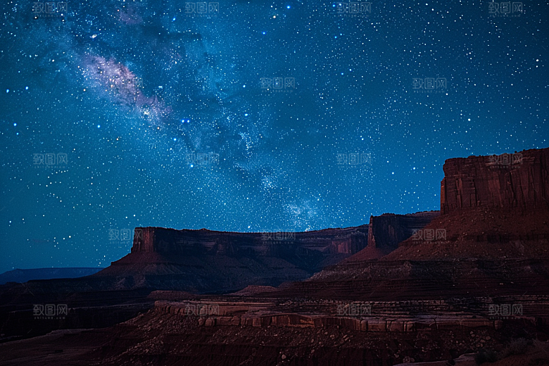 灿烂星空太阳系梦幻素材