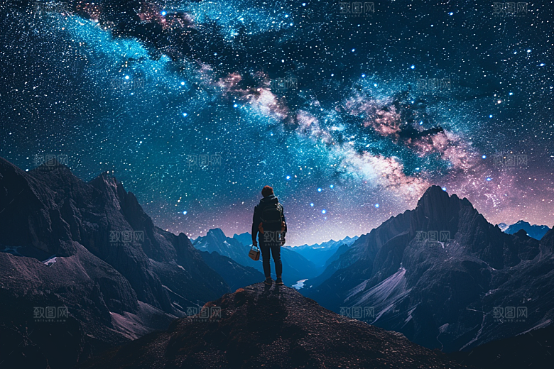灿烂星空宇宙星辰素材