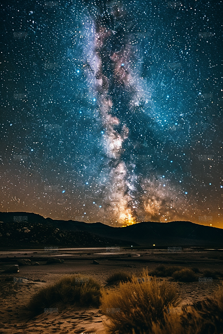 灿烂星空星辰梦幻素材