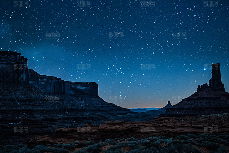 灿烂星空星辰梦幻素材