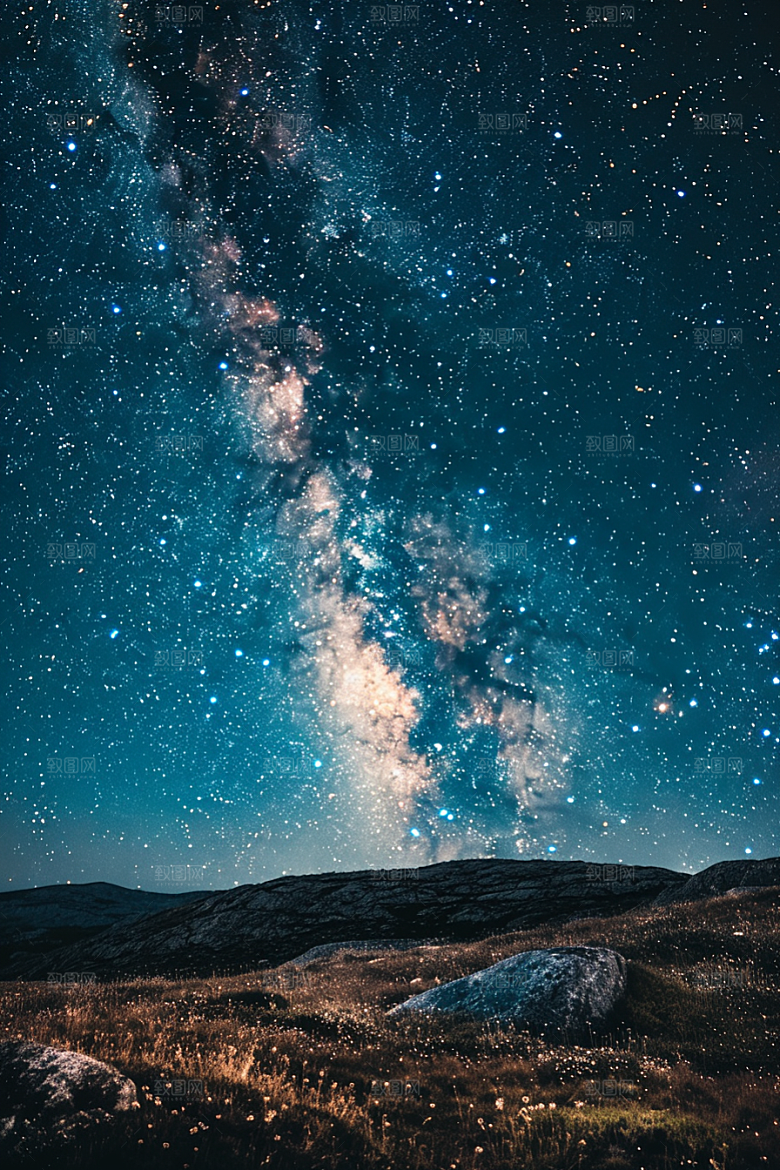 灿烂星空天空宇宙素材