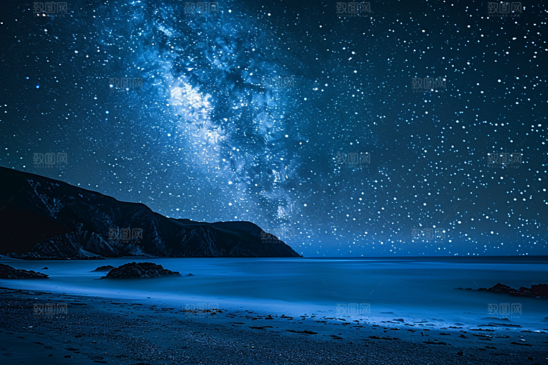 灿烂星空高清宇宙素材
