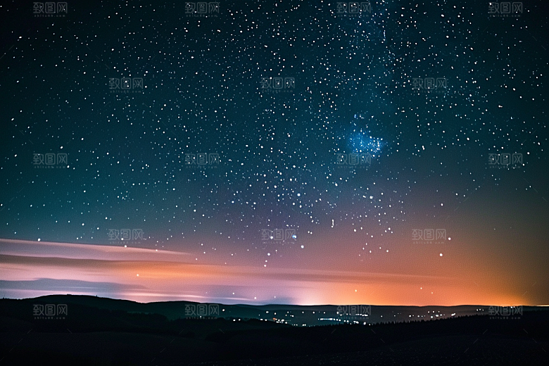 灿烂星空宇宙星辰素材