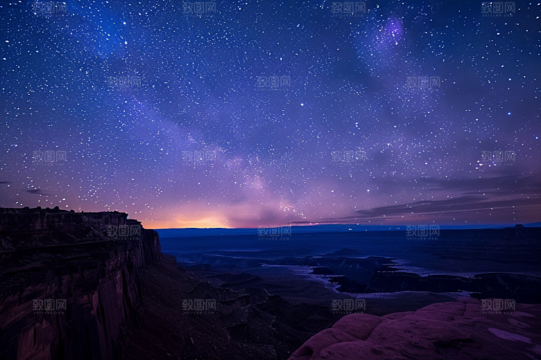 灿烂星空宇宙银河素材