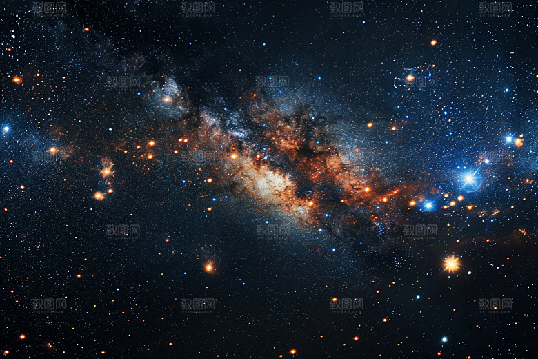 灿烂星空宇宙高清素材