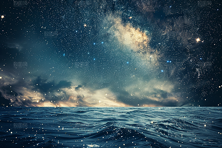 灿烂星空宇宙太阳系素材