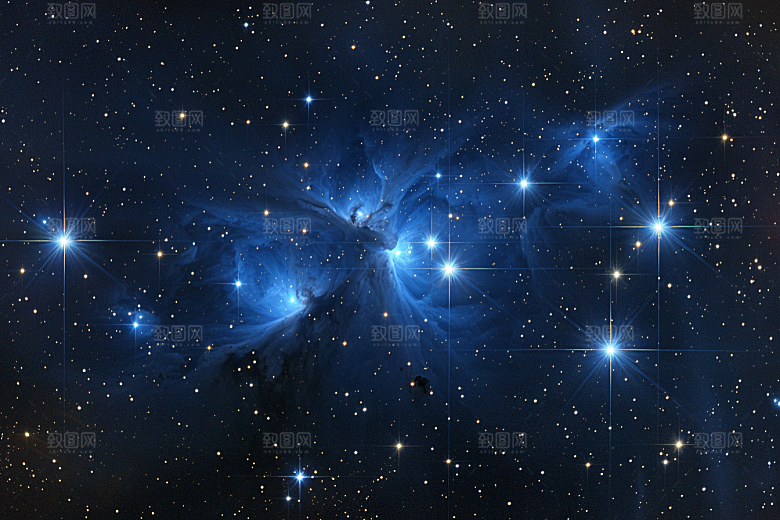 灿烂星空天空夜晚素材