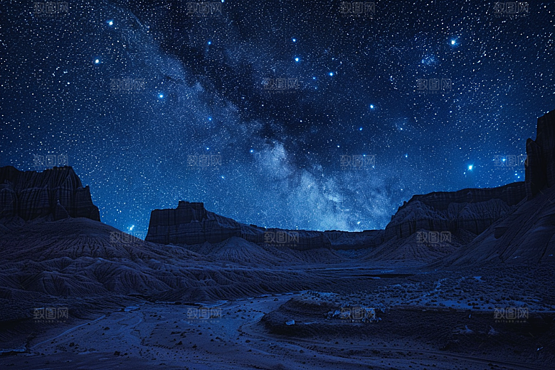 灿烂星空浪漫星辰素材