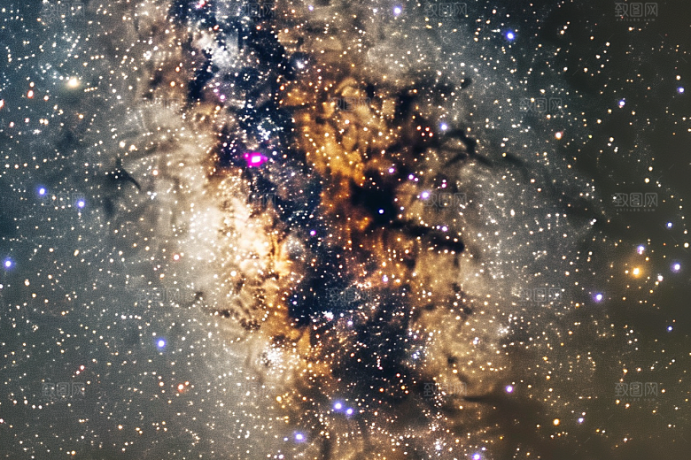灿烂星空梦幻唯美素材