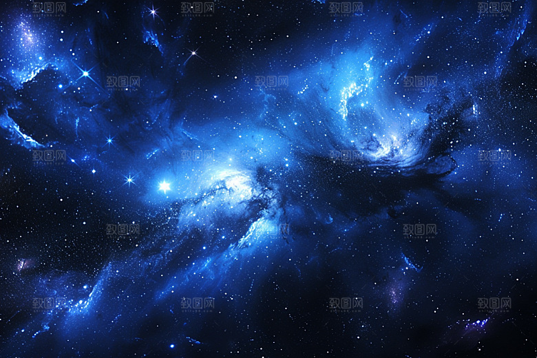 灿烂星空浪漫天空素材
