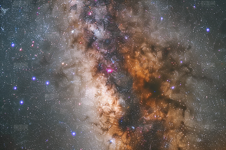 灿烂星空唯美浪漫素材