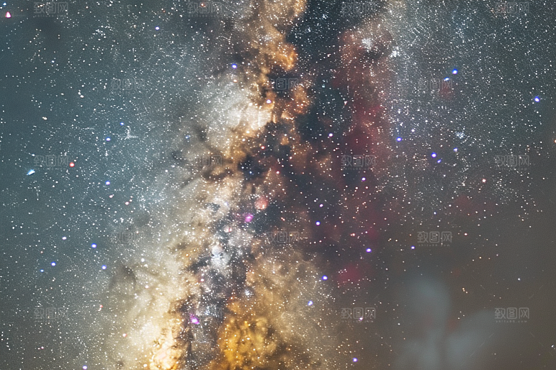 灿烂星空高清浪漫素材