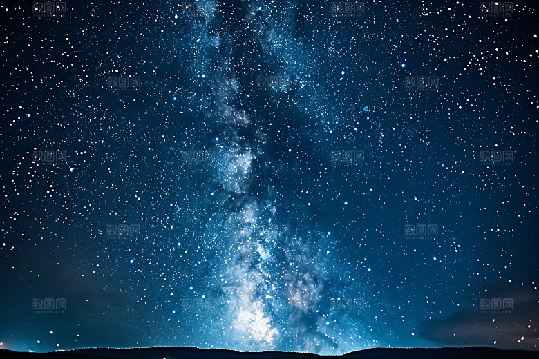灿烂星空天空梦幻素材