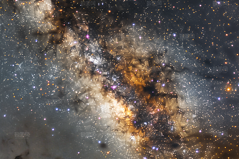 灿烂星空梦幻高清素材