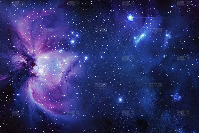 灿烂星空高清唯美素材