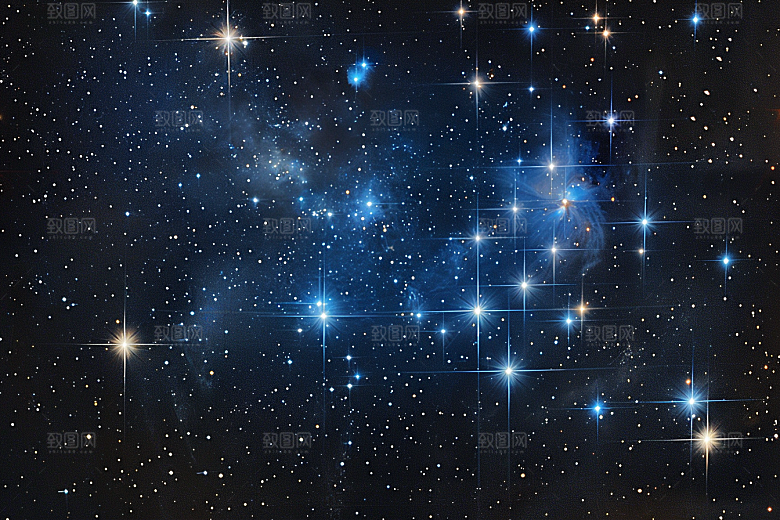灿烂星空星辰唯美素材