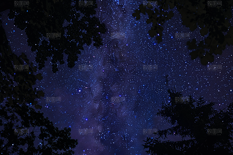 灿烂星空宇宙浪漫素材