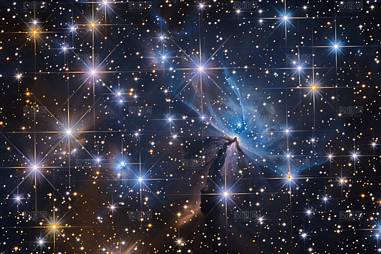 灿烂星空银河宇宙素材