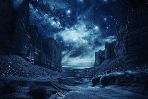 灿烂星空高清浪漫素材