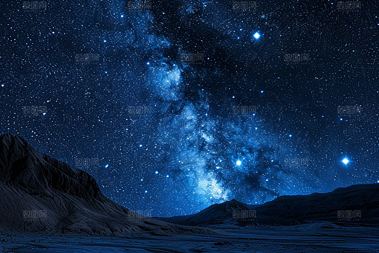 灿烂星空高清唯美素材