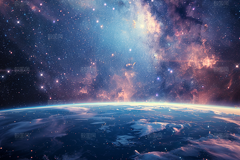 灿烂星空梦幻宇宙素材