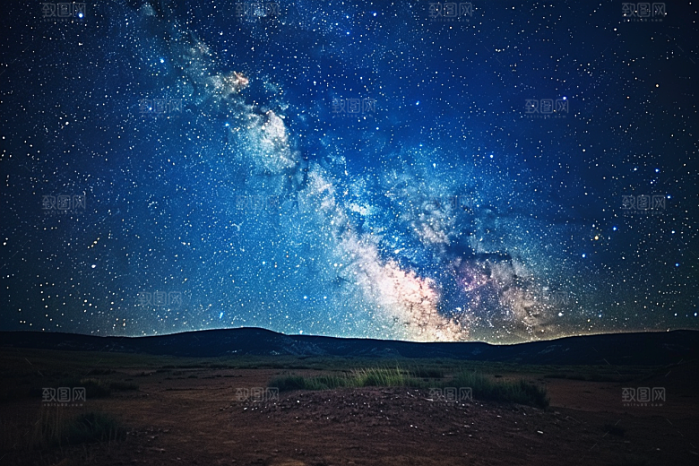 灿烂星空浪漫宇宙素材